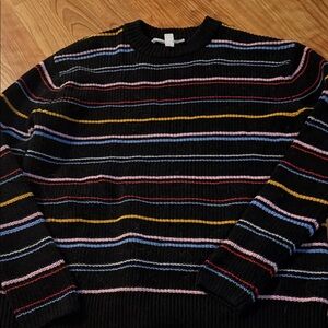 Striped Black Sweater popsugar